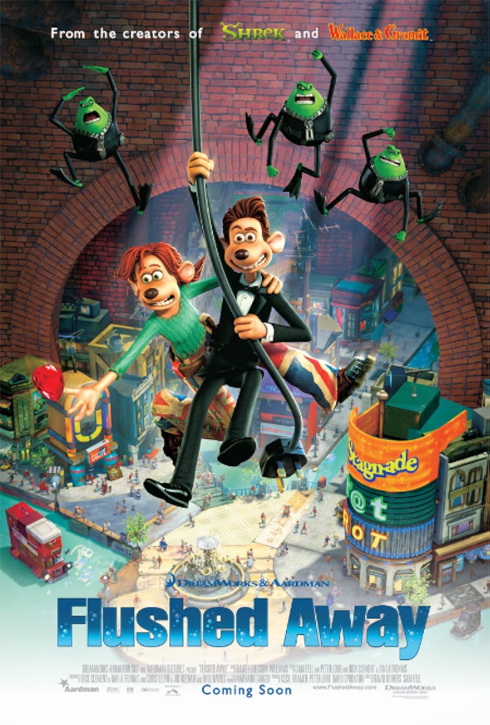 Flushed away Flushed away